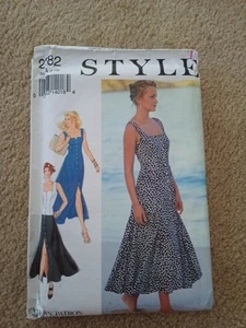 Style 2282 ladies dressmaking pattern Dress fit size 8 to 18. Unused - Picture 1 of 6