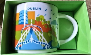 Taza Starbucks DUBLÍN Irlanda You Are Here Colección Ha’ Penny Bridge NUEVA Irlandesa - Imagen 1 de 9
