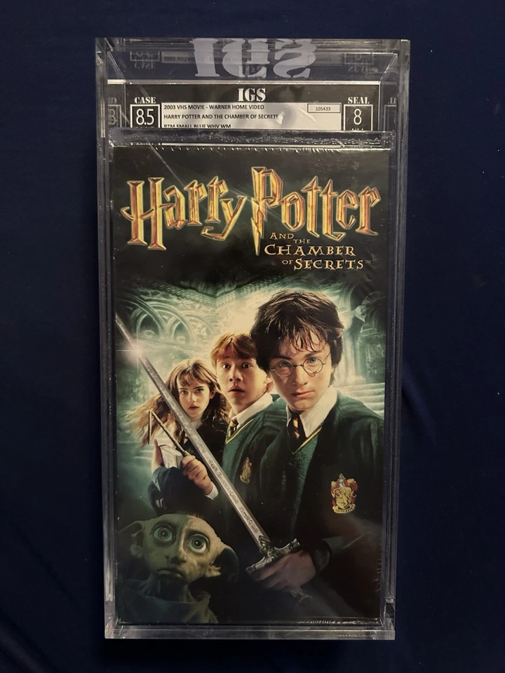Sealed & Graded Harry Potter, And The Chamber Of Secrets VHS 8.5 Mint IGS - Image 1 of 4