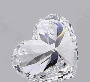 2 Ct Heart Cut Lab Diamond CVD Grown D Color VVS1 Clarity Certified 5ARQ - Picture 1 of 2