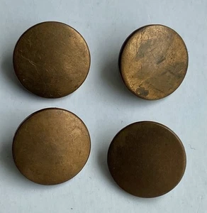 4 Uniformknöpfe K.S.S.E. Länderbahn Sachsen 18mm Fa. Dicke Lüdenscheid 1.WK orig - Bild 1 von 3