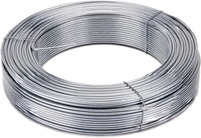 Filo Di Tensione in Acciaio Zincato, 2,7 Mm X 100 M, per Giardino, Recinzione - Immagine 1 di 4