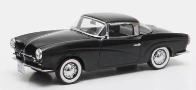 MATRIX SCALE MODELS - VOLKSWAGEN rometsch lawrence Coupé 1959 Schwarz - Limit... - Bild 1 von 2