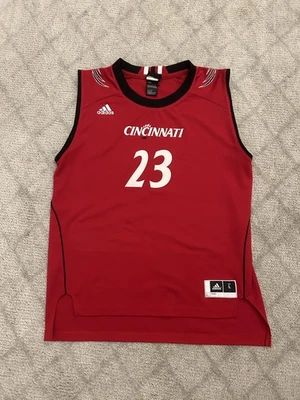 NCAA Cincinnati Bearcats College Basketball Jersey Youth Large Red #23 Adidas - Image 1 of 4