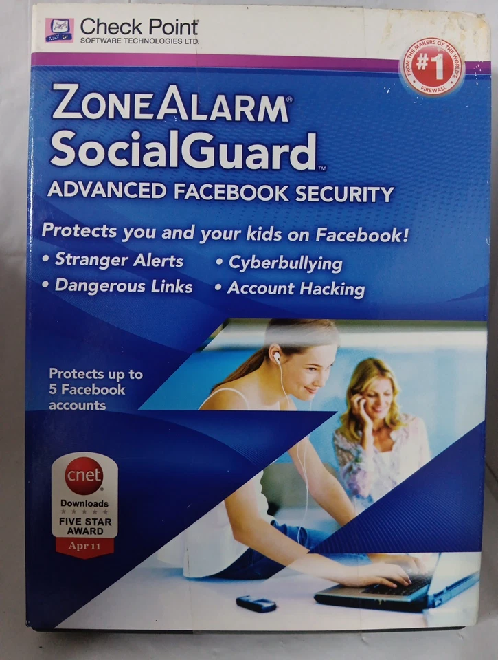 Zone Alarm Social Guard Security Check Point Software Technologies NEW FAST SHIP - Image 1 of 3
