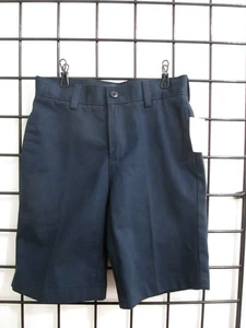 "NEW LAND'S END 🔥 BOYS 8 SLIM==NAVY BLUE / 8" INSEAM / UNIFORM BERMUDA SHORTS - Picture 1 of 6