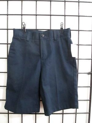 "NEW LAND'S END 🔥 BOYS 8 SLIM==NAVY BLUE / 8" INSEAM / UNIFORM BERMUDA SHORTS - Image 1 of 4