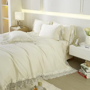 Luxury Premium 100% Egypaian Cotton Percale Duvet Cover Sets with Exquisite B... - Picture 1 of 7