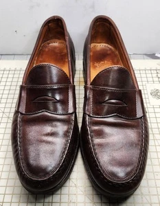 Mocasines Brooks Brothers 5006 8C marrón hechos en EE. UU. - Imagen 1 de 8