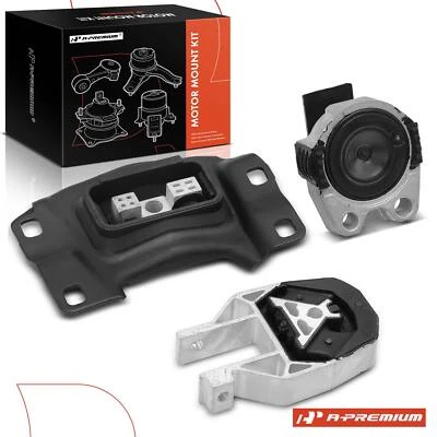 3Pc New Engine Motor Mount & Transmission Mount for Ford Focus 2012-2016 L4 2.0L - Image 1 of 4