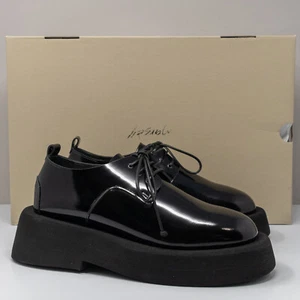Marsèll Gommellone Black Patent Leather Derby, Women's 8 US / 38 EU (MWG550) - Picture 1 of 8