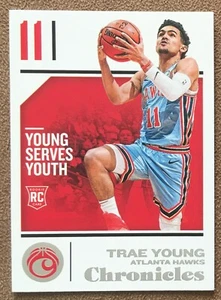 Trae Young 2018-19 Panini Chronicles Rookie #94 Atlanta Hawks Basketball NBA - Picture 1 of 2