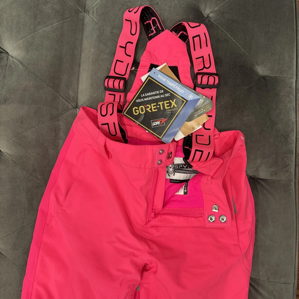 Pantalones/babero Spyder Valor GORE-TEX - Niñas - Talla:16 Foto 1 de 4