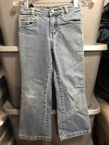 Disney Store girls princess jeans size 6 crowns on back pockets - Picture 1 of 9