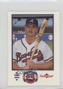 1990 Dubuque Atlanta Braves 25th Anniversary Tommy Gregg #16