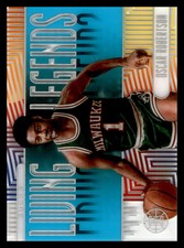 2019-20 Illusions Oscar Robertson Living Legends Blue Parallel #7 Bucks