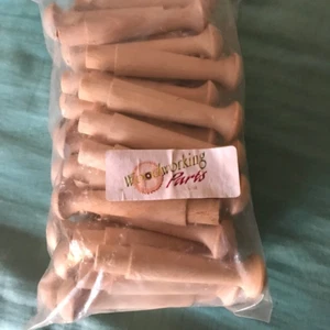 Wooden Shaker Pegs 3-1/2-inch approx 35 pieces i - Picture 1 of 5