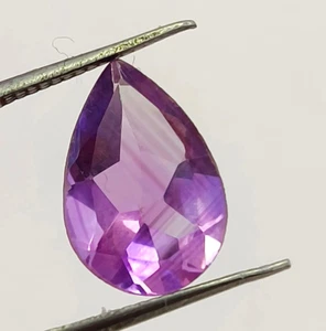 Natural Purple Amethyst Top Quality Pear Cut Shape Loose Gemstone C11 - Picture 1 of 15