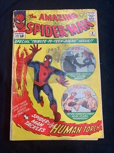 Amazing Spider-Man #8 (1964) 1. lebendes Gehirn - Bild 1 von 4