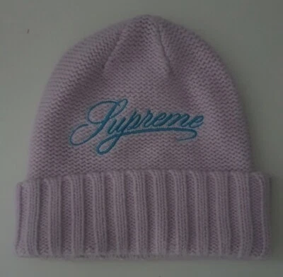 Bonnet En Laine Acrylique Logo Script Supreme FW21 - Photo 1/4