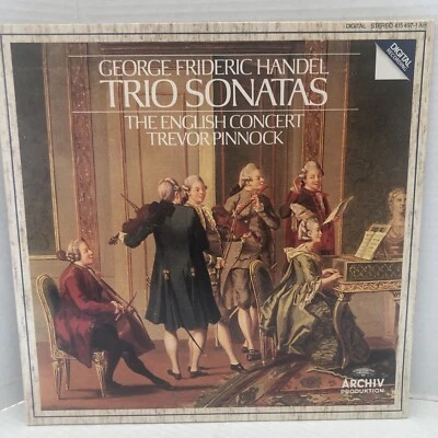 George Handel  Trio Sonatas Trevor Pinnock English concert W.German Lp - Image 1 of 3