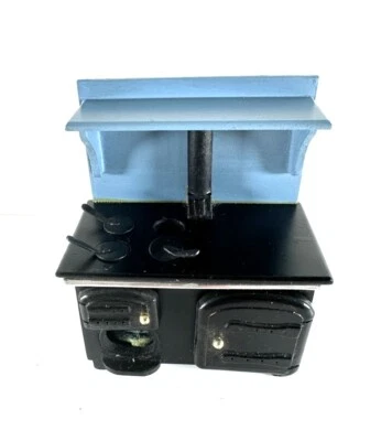 CUCINA CON FORNELLI MINIATURE CASA DELLE BAMBOLE 1999 DE AGOSTINI SCALA 1:12 - Immagine 1 di 2