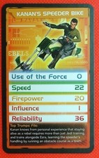 1 x card Top Trumps Star Wars Rebels Kanan’s Speeder Bike