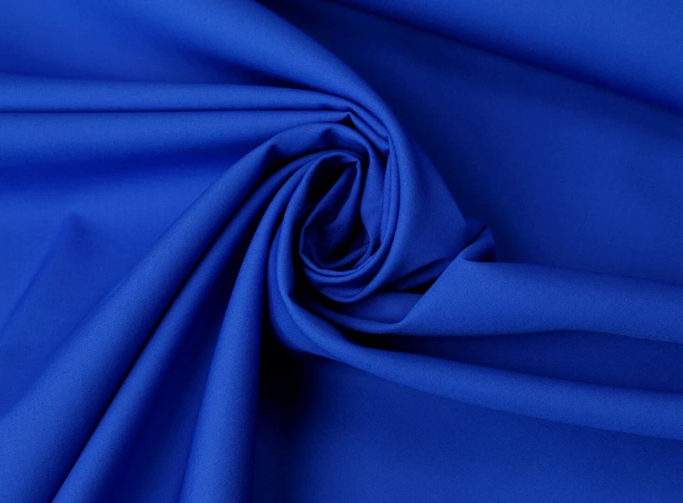 Baumwolle Baumwollstoff POPELINE Stoff weich und fein ROYAL EUR 10,98/m - Bild 1 von 1