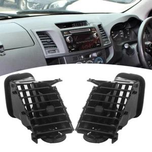 Salida de rejilla central de ventilación de aire acondicionado izquierda+derecha 2 piezas para Toyota Hilux 05-14 Vigo MK6 MK7 - Imagen 1 de 6