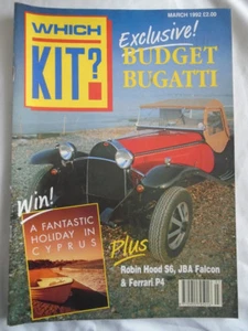 Which Kit? Mar 1992 Robin Hood S6, Ferrari P4 replica, JBA Falcon, Type 55 - Picture 1 of 1