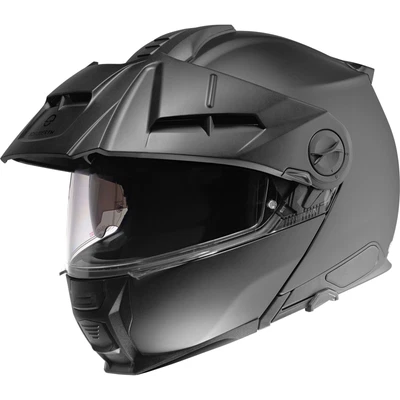 Motorrad Helm 55 (S) - Schuberth E2 Solid Enduro Klapphelm - schwarz matt - Bild 1 von 4