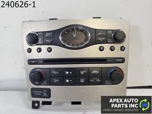 OEM 2008 Infiniti G35 3.5L BOSE Stereo Radio 6 Disc CD AC Climate Control Clock - Picture 1 of 12