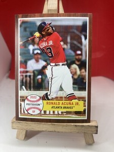 2022 Topps Throwback Thursday Ronald Acuna Jr #124 Braves
