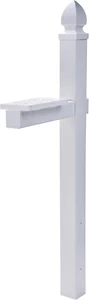 Architectural Mailboxes Whitley Plastic Mailbox Post, Compatibility Code A, B, C - Picture 1 of 12