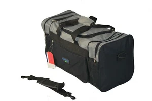 20” 40 LB Capacity Zippered Duffle Bag Suitcase Travel Sport Luggage GREY NEW - Picture 1 of 1
