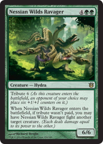 4x NM-Mint, English Regular Nessian Wilds Ravager Born of the Gods magicmtg - Image 1 of 1