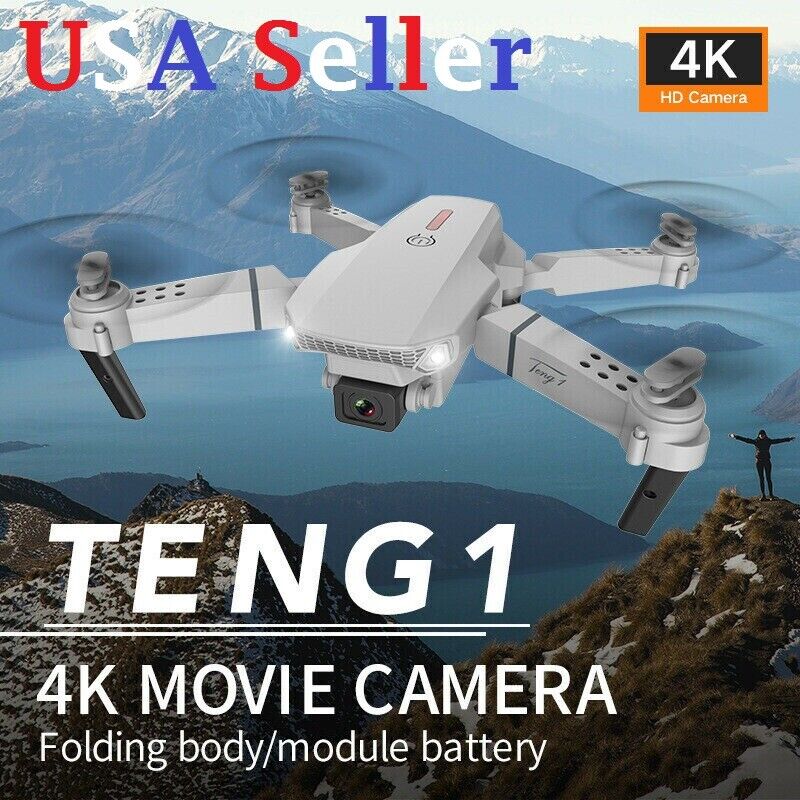 Drone E88 Pro WIFI FPV 4K HD Camera Foldable Selfie RC Quadcopter Aerial Photo