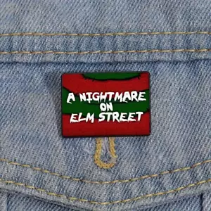 A Nightmare on Elm Street Enamel & Metal Badge Pin - FREE POST - Picture 1 of 6