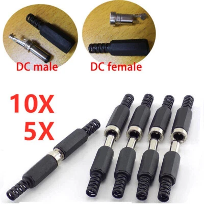 DC Steckverbinder Hohlbuchse Hohlstecker 5,5x2,1mm Adapter Netzteil Kupplung - Bild 1 von 4