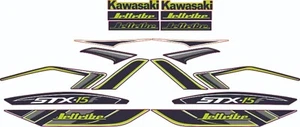 KAWASAKI STX-15 F 2015 Graphics / Decal / Sticker Kit CUSTOM JETTRIBE - Picture 1 of 1