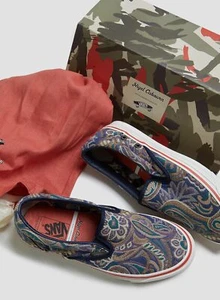 Nigel Cabourn x Vans Vault UA OG authentische LX Pumpen marineblau gestreift