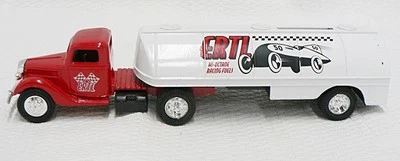 ERTL 1937 CAMIÓN CISTERNA BANCO DE MONEDAS CON LLAVE PUBLICIDAD ERTL RACING FUEL Foto 1 de 4