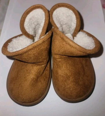 Baby Size 19 Brown Boots - Image 1 of 4