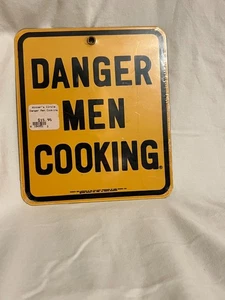 Danger Men Cooking Andre Rooney 1996 Metal Sign - Picture 1 of 4