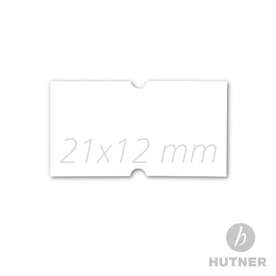 HUTNER 10.000 Preisauszeichner Etiketten 21x12 RE Farbe: weiß