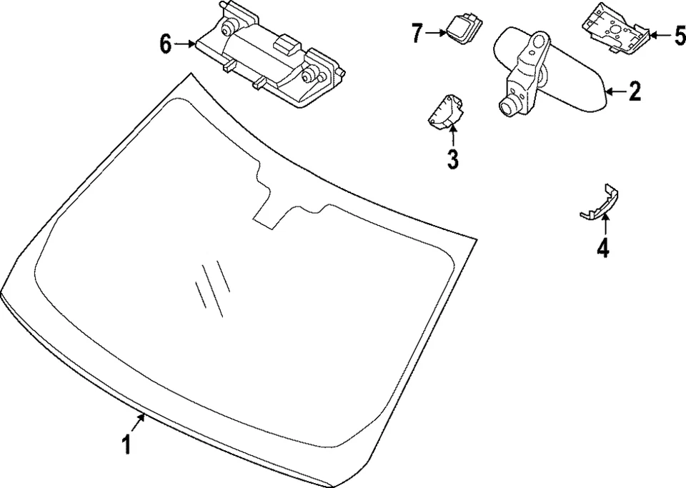 Parabrisas Land-Rover genuino LR183609 Foto 1 de 1