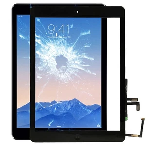 Für New Apple iPad 9.7 2017 Touch Glas Display Digitizer mit HB + Kleber Schwarz - Bild 1 von 4