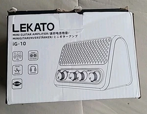 iG-10 LEKATO 10W Mini Guitar Amp Bluetooth Small Guitar Amplifier 2 Channels . - Picture 1 of 6