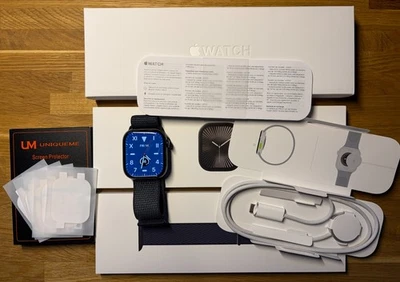 Apple Watch Series 10 46mm Titan Schiefer Wifi+Cellular + Sport Loop - Bild 1 von 4