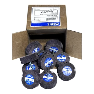 (10) Merit EMW-GOF MM-3010 Montaje Mandril Mini Rueda Aleta 3"x1"x1/4" 80ARB - Imagen 1 de 3